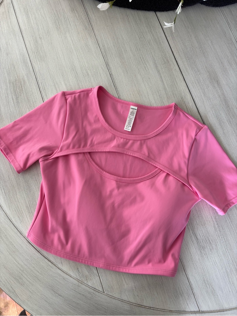 Women’s Pink Workout Crop Top